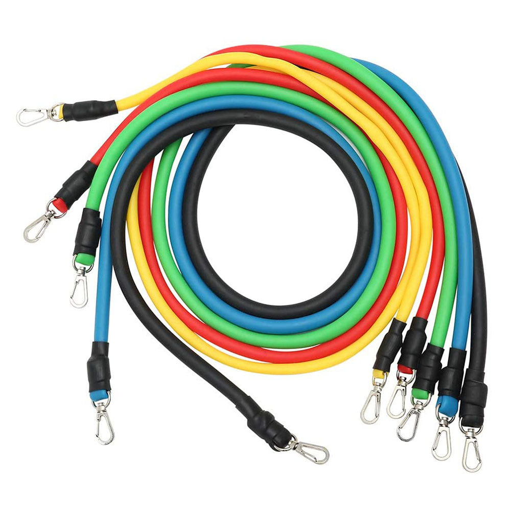 17 Piece Resistance Band Set with Handles and Door Anchor