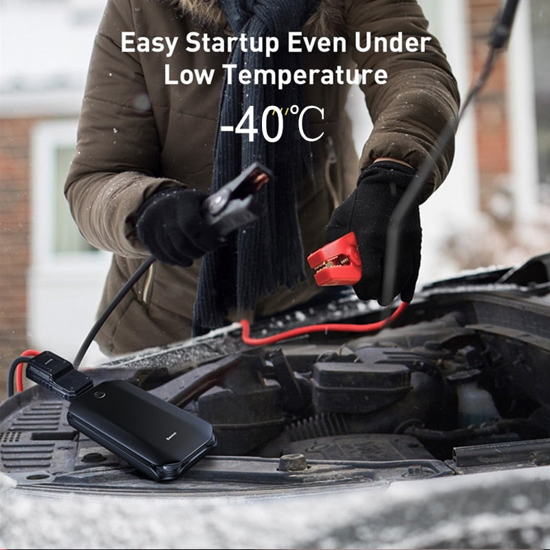 Car Battery Emergency Jump Starter & Power Bank - Never Get Stranded Again