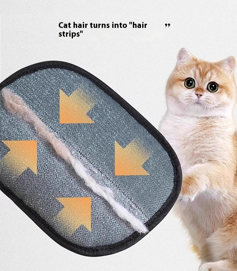 Pet Hair Removal Glove - Reusable Fur Remover for Funiture, clothes, couch & car