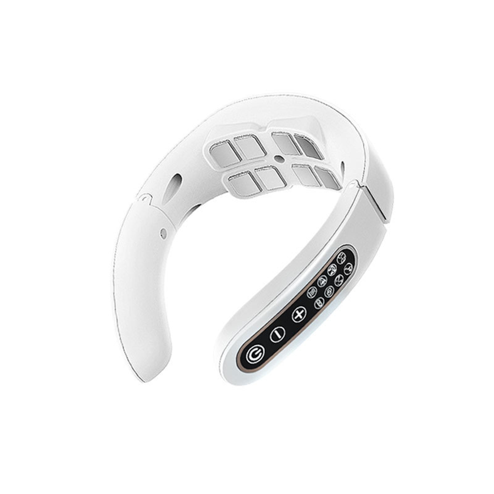 Neck Pain Relief Massager - Heat & Pulse Therapy - Portable USB Relaxation