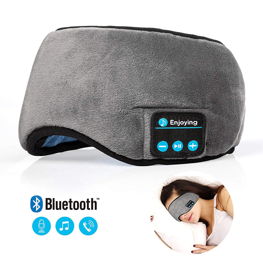 Bluetooth Sleep Headband Headphones - Wireless Eye Mask for Sleep, Travel & Relaxation
